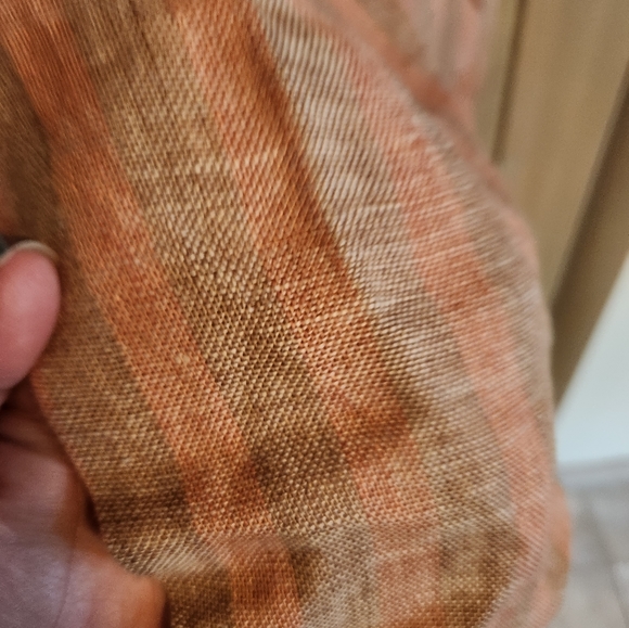 NWT Love Binetti Lagenlook 100% Linen Striped Pants Size Small - Picture 2 of 8